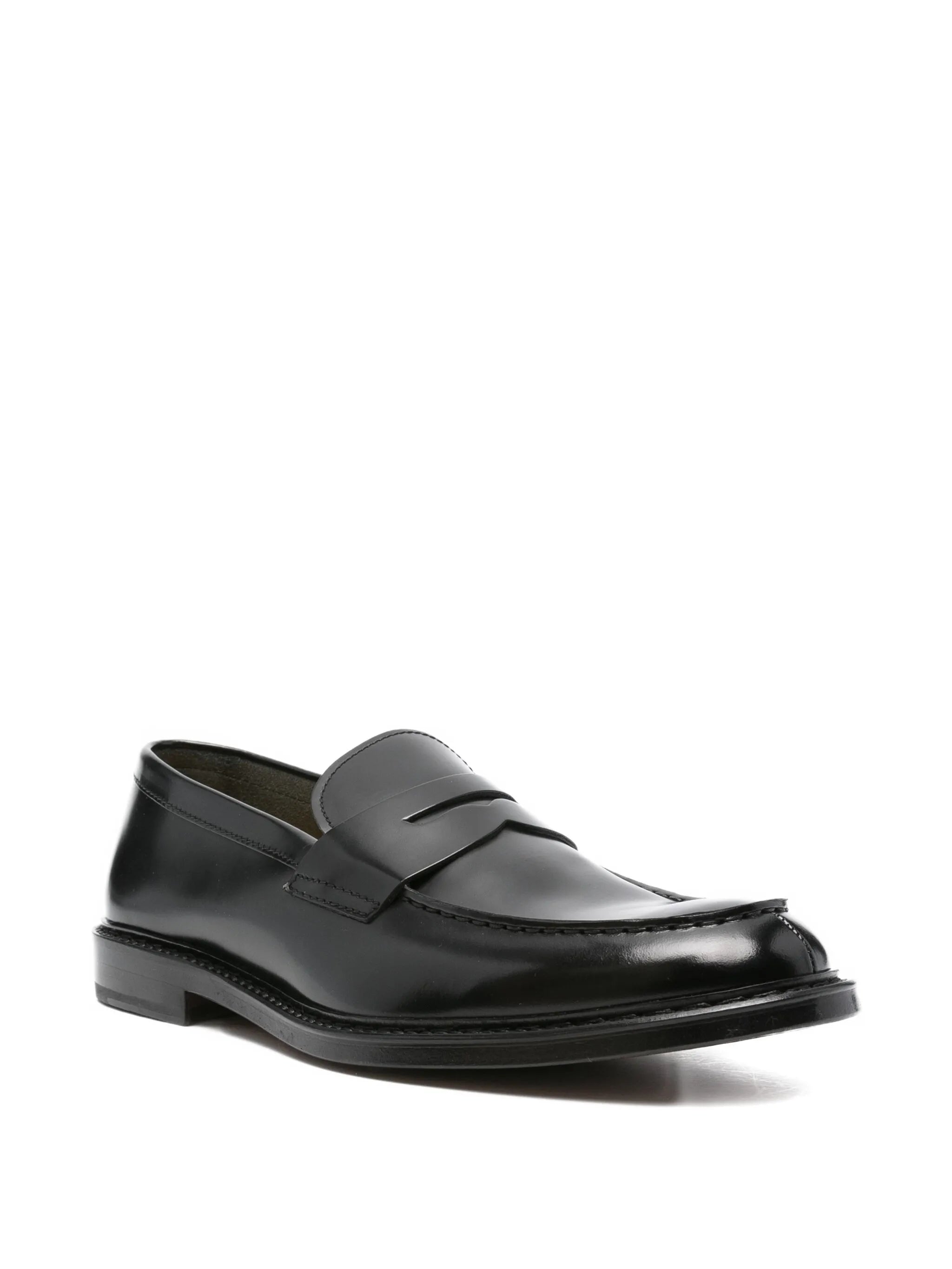 Doucal's Doucal's Penny Leather Loafers, view 2