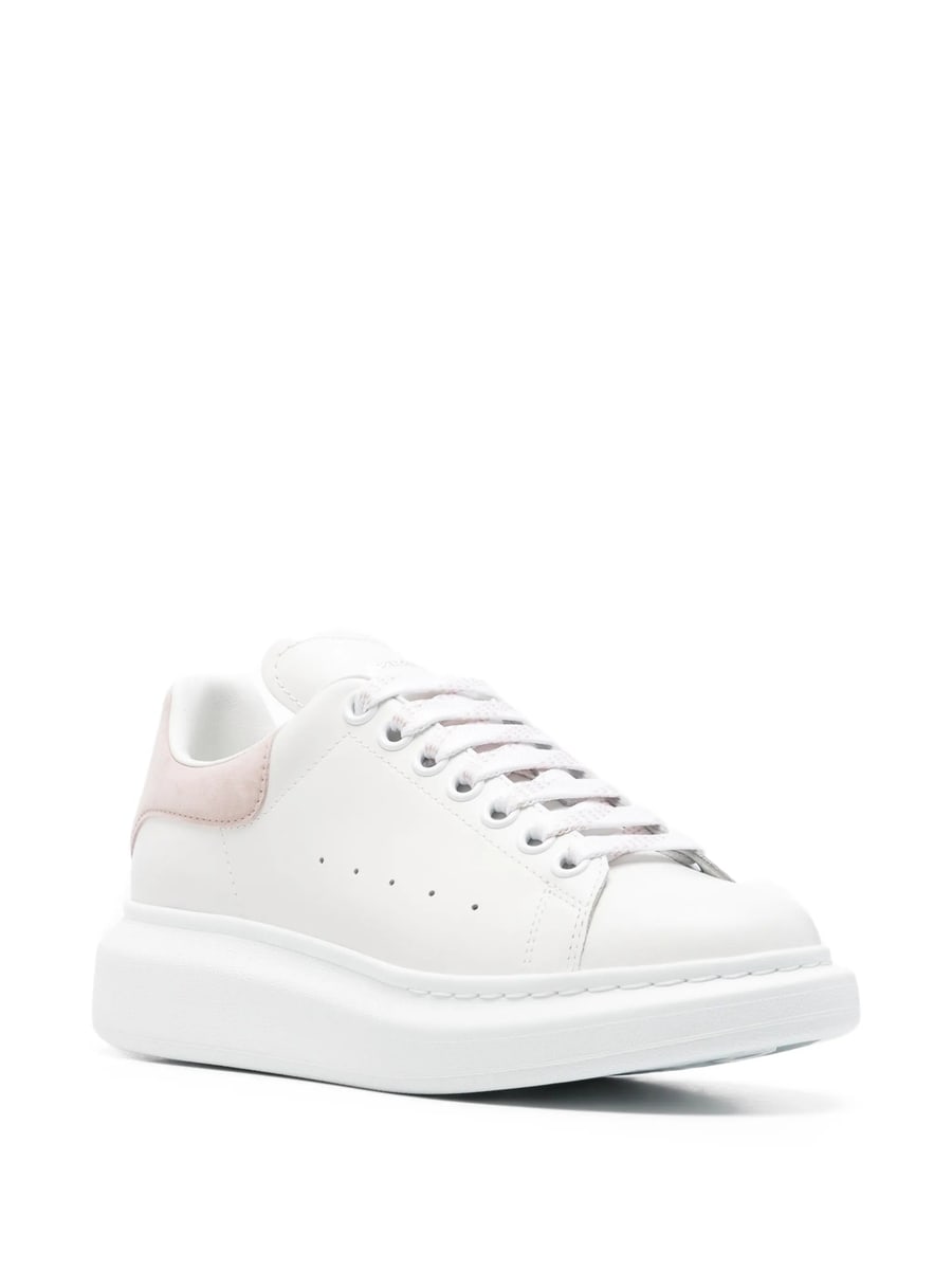 Alexander McQueen Alexander Mcqueen Oversized Suede-trim Sneakers, view 2