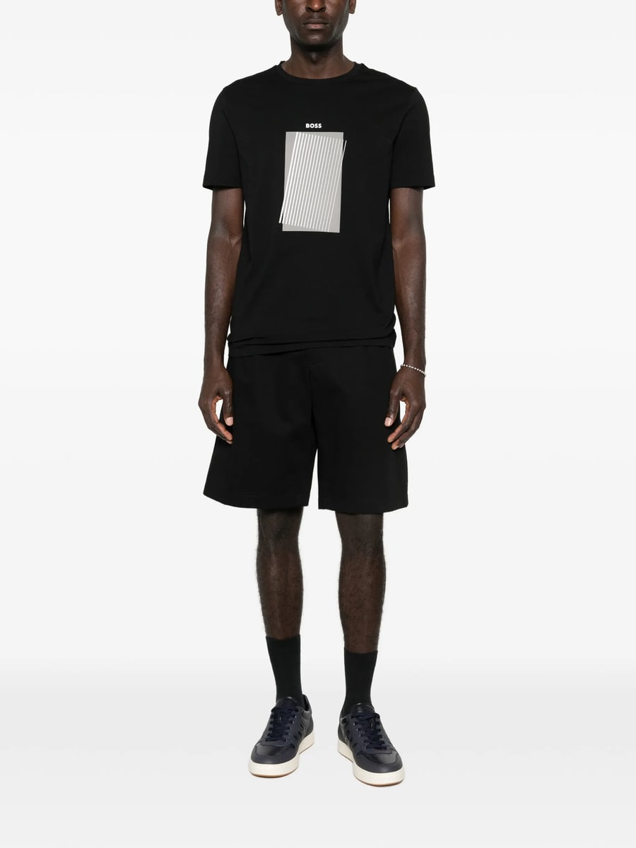 Boss Boss Graphic Print T-shirt, view 4