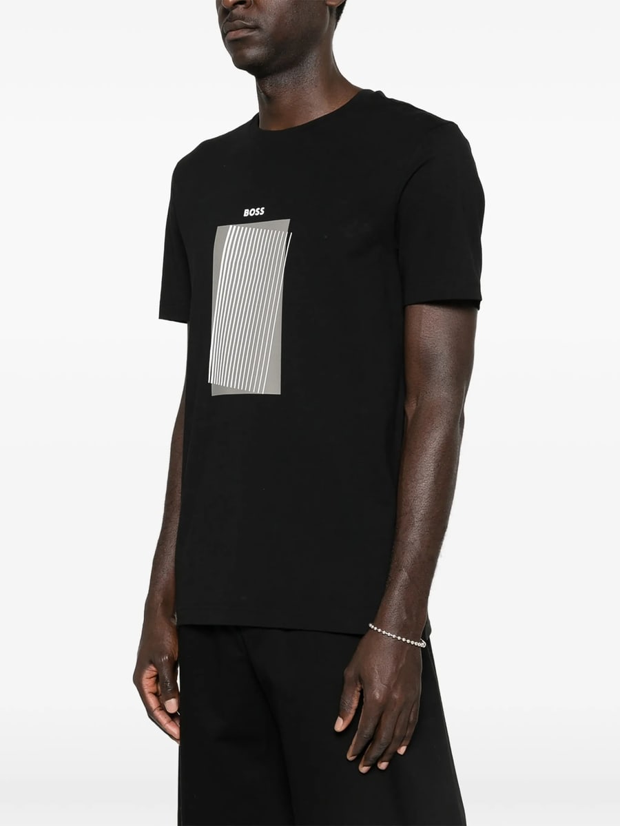 Boss Boss Graphic Print T-shirt, view 5
