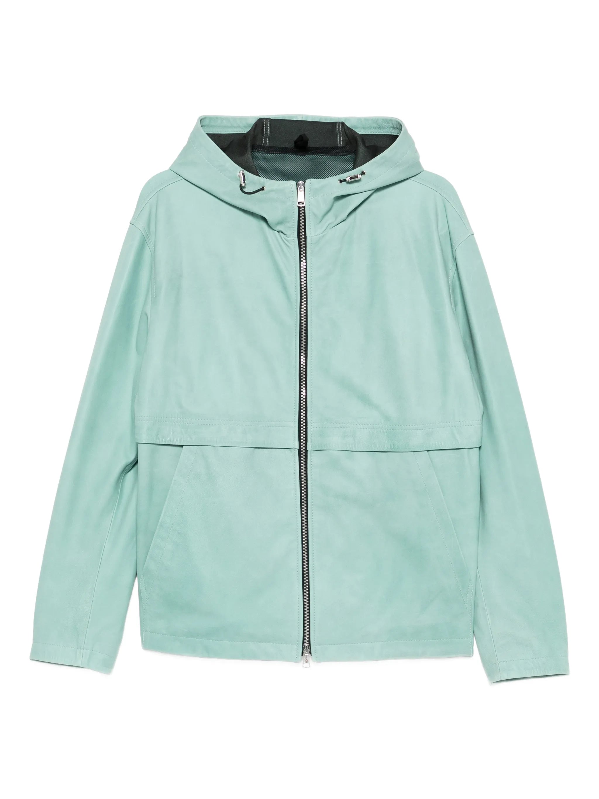 Tagliatore Tagliatore Hooded Leather Jacket