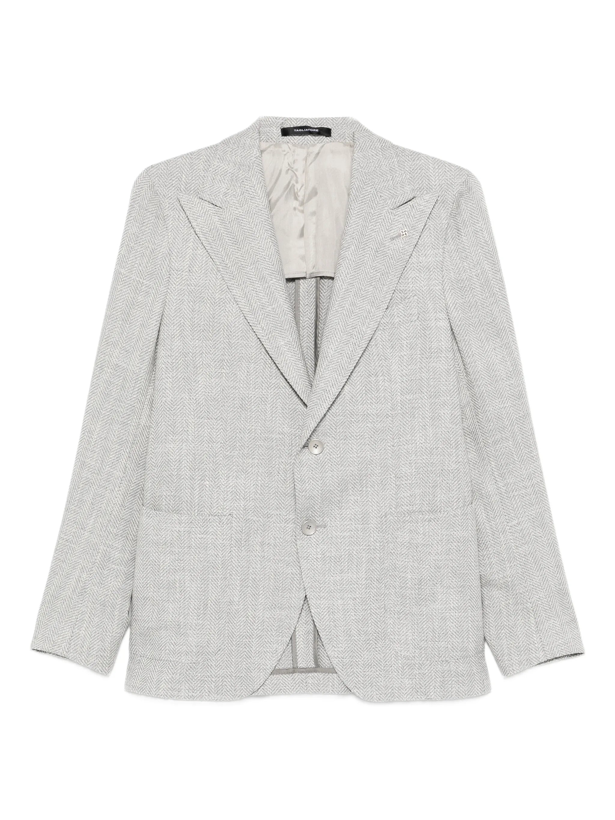 Tagliatore Tagliatore Herringbone-pattern Single-breasted Blazer