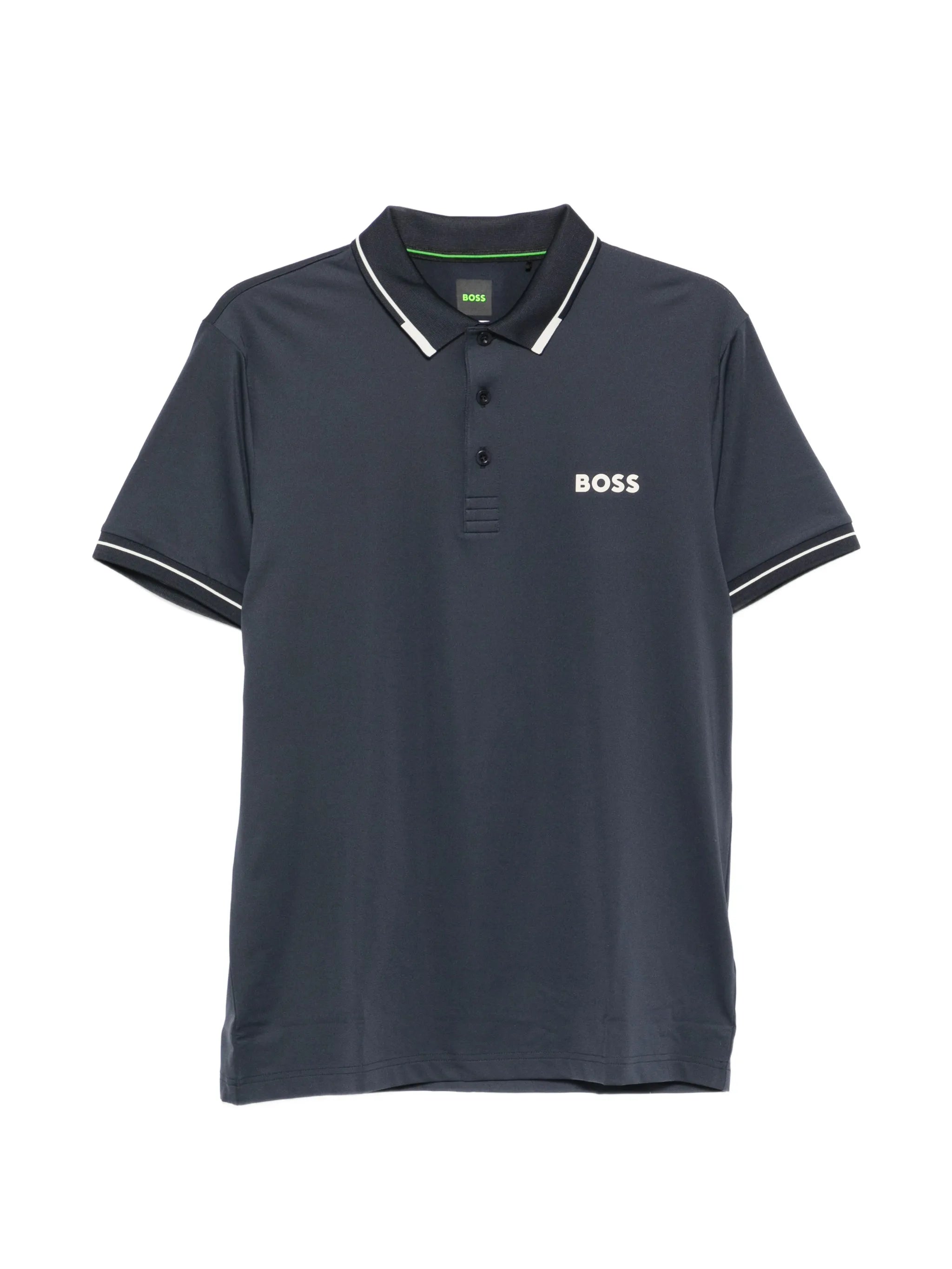 Boss Boss Logo-print Trimmed Polo Shirt