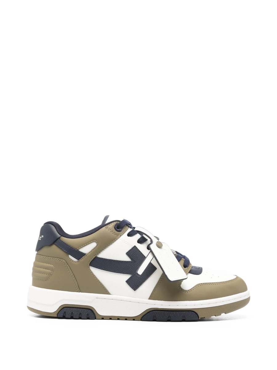 Off-White Off-white Out Of Office Arrow-logo Leather Sneakers