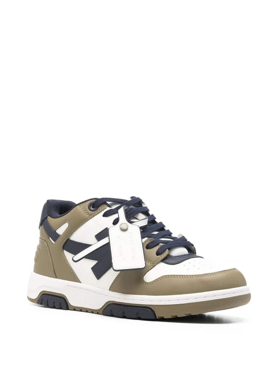 Off-White Off-white Out Of Office Arrow-logo Leather Sneakers, view 3