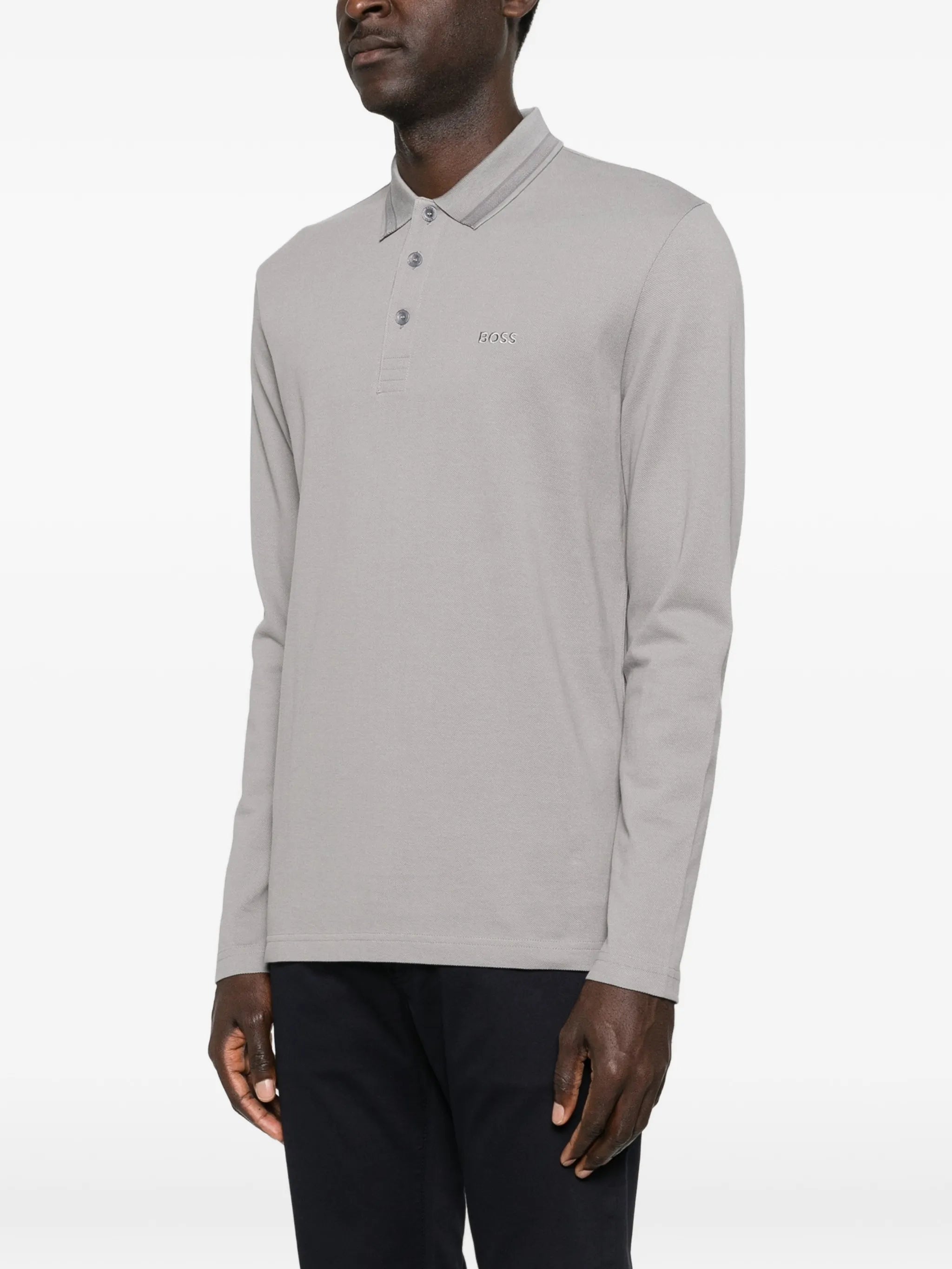 Boss Boss Long-sleeve Polo Shirt, view 2