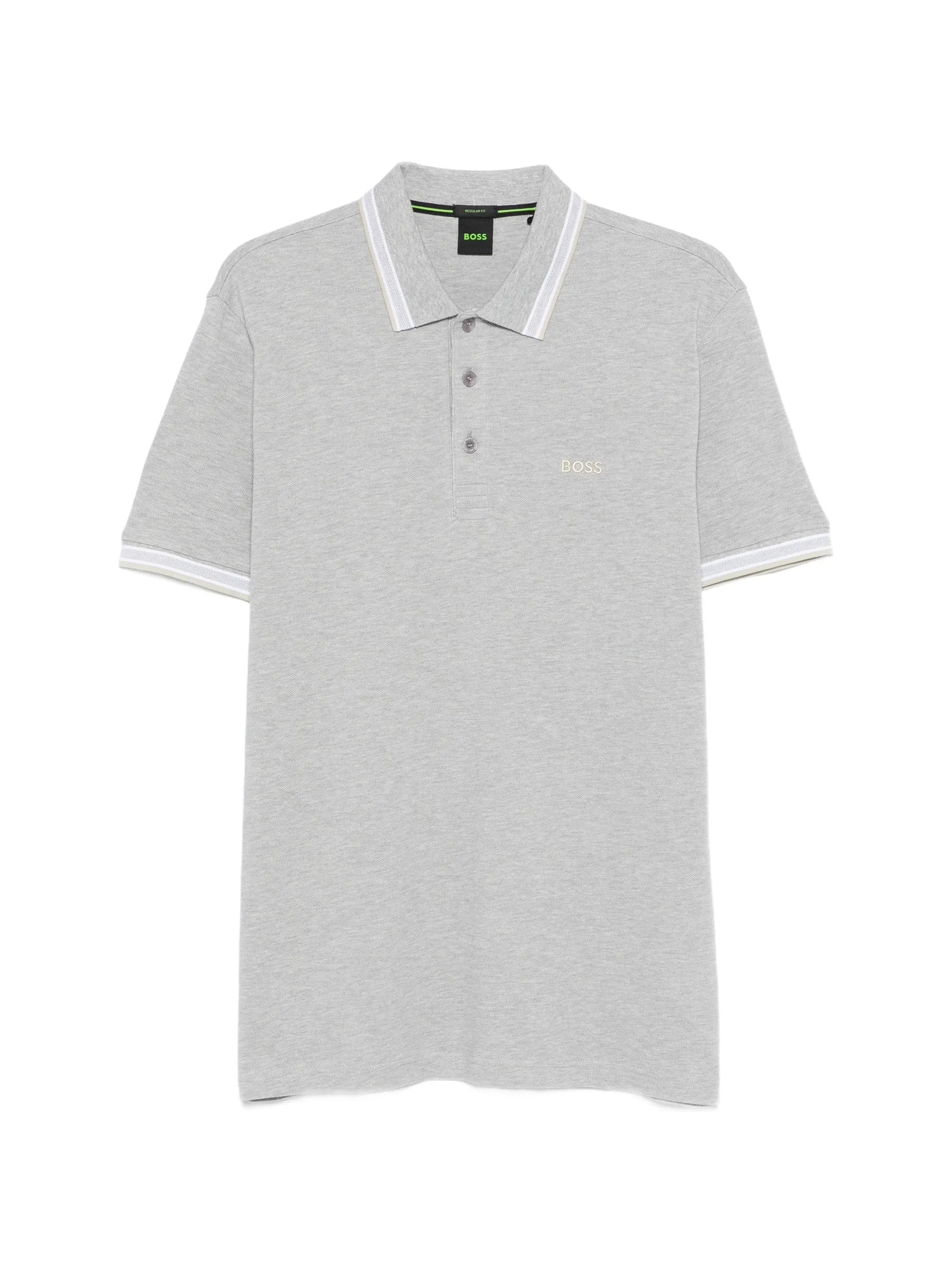 Boss Boss Striped-collar Polo Shirt