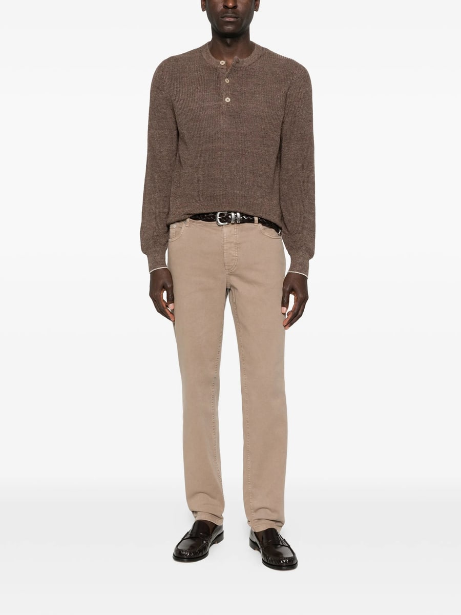 Brunello Cucinelli Brunello Cucinelli Five-pocket Jeans, view 3