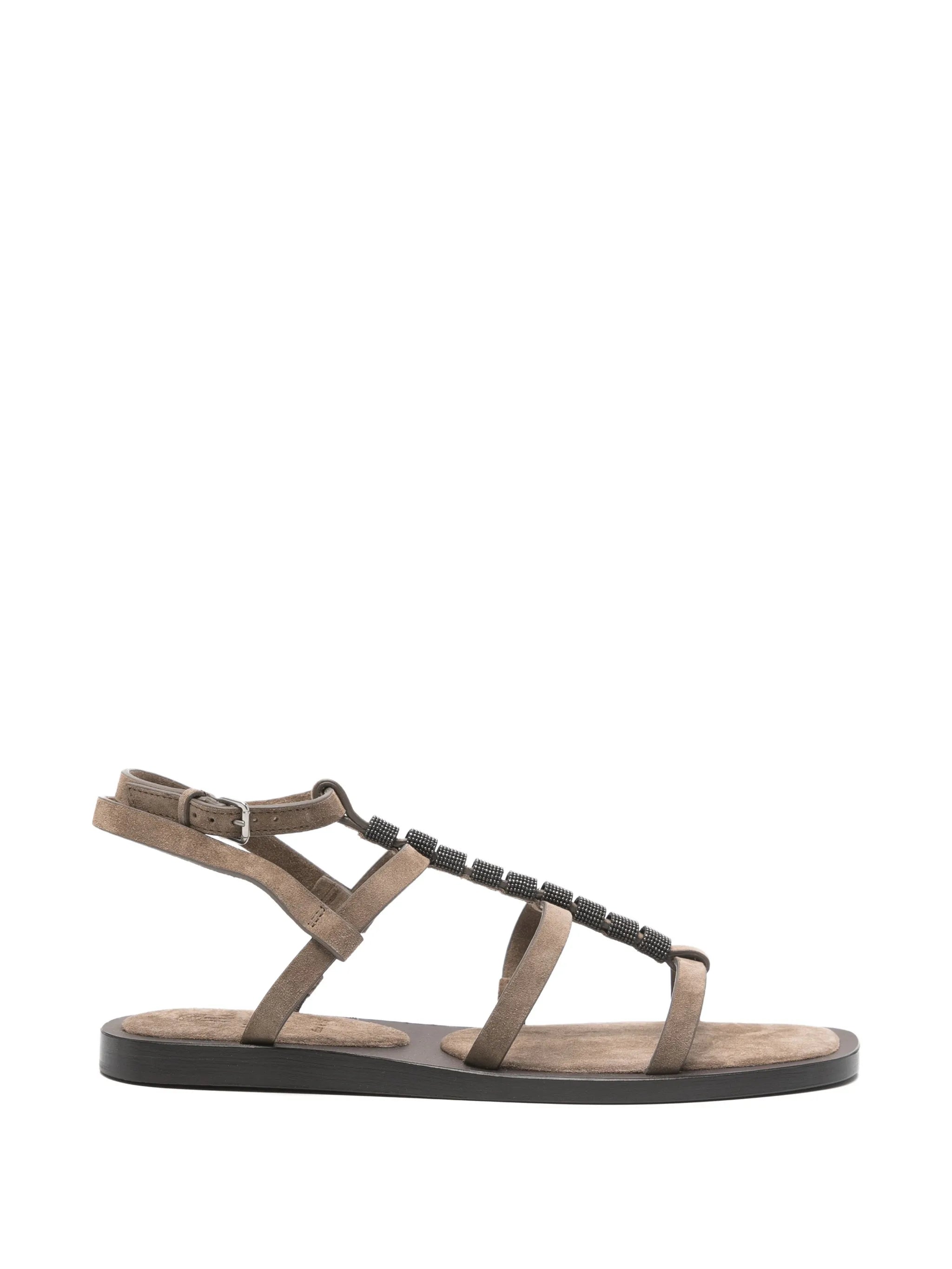 Brunello Cucinelli Brunello Cucinelli Beaded Strappy Sandals