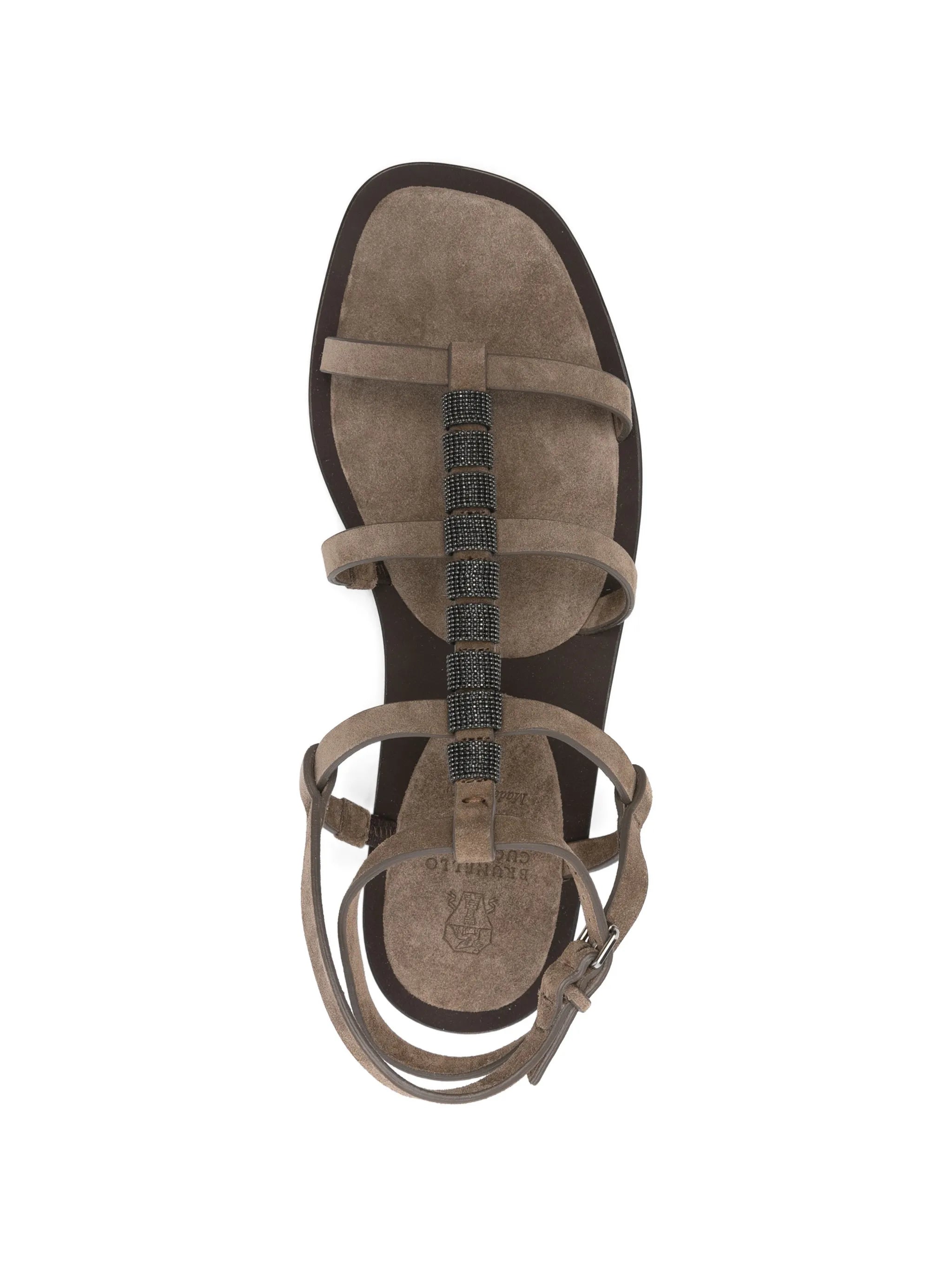 Brunello Cucinelli Brunello Cucinelli Beaded Strappy Sandals, view 2