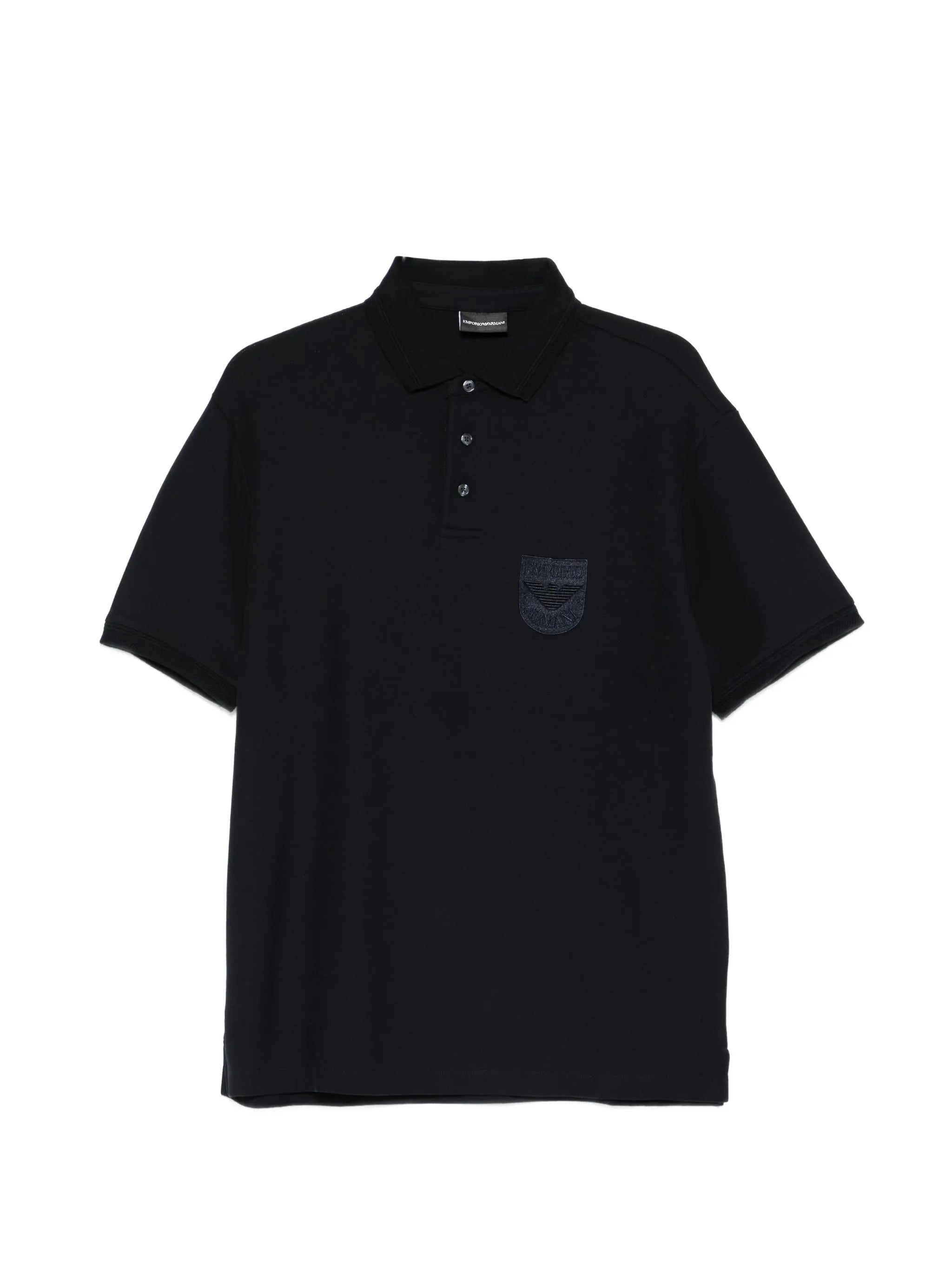 Emporio Armani Emporio Armani Logo-patch Polo Shirt