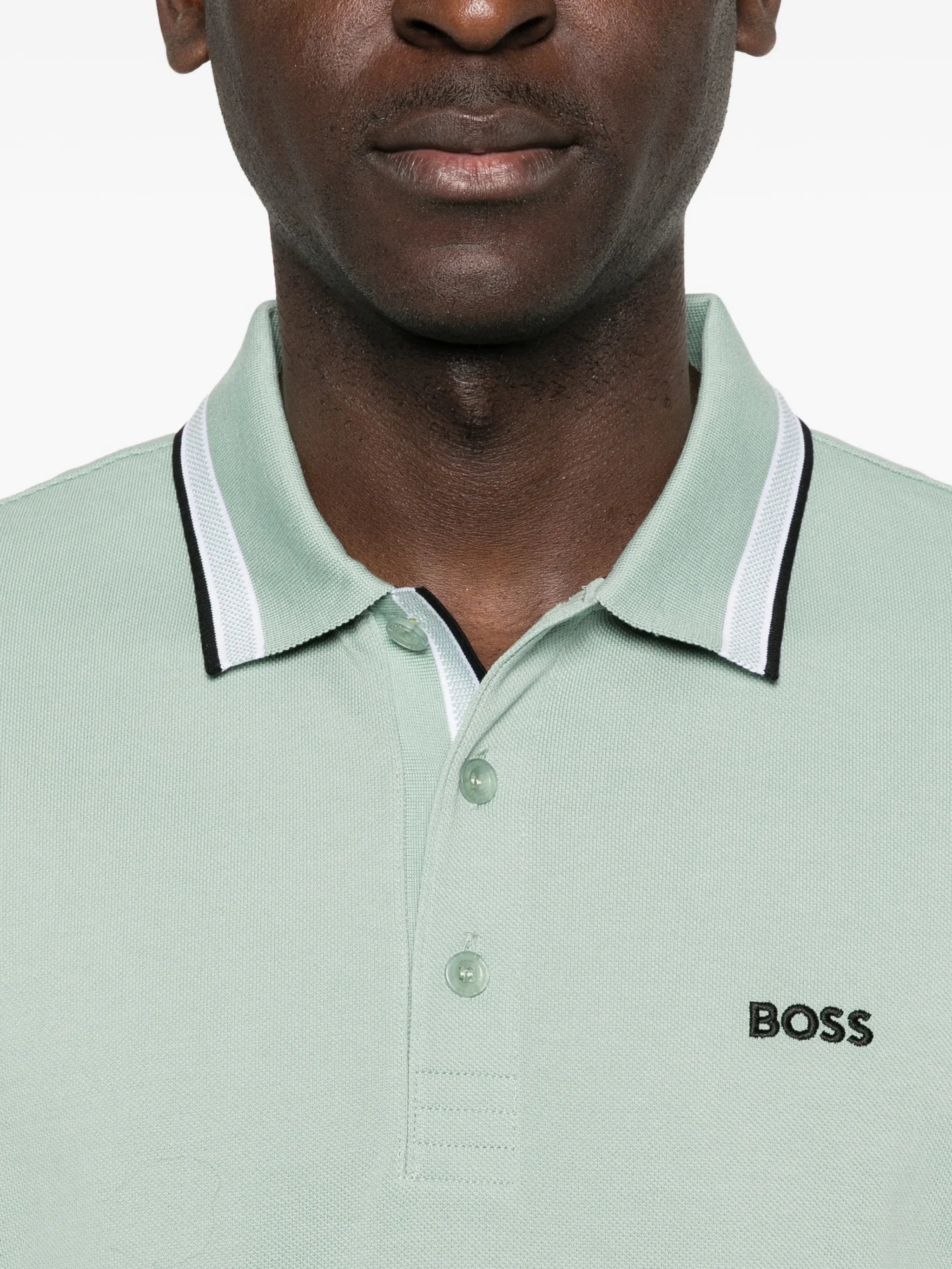 Boss Boss Paddy Polo Shirt In Cotton Piqué, view 2