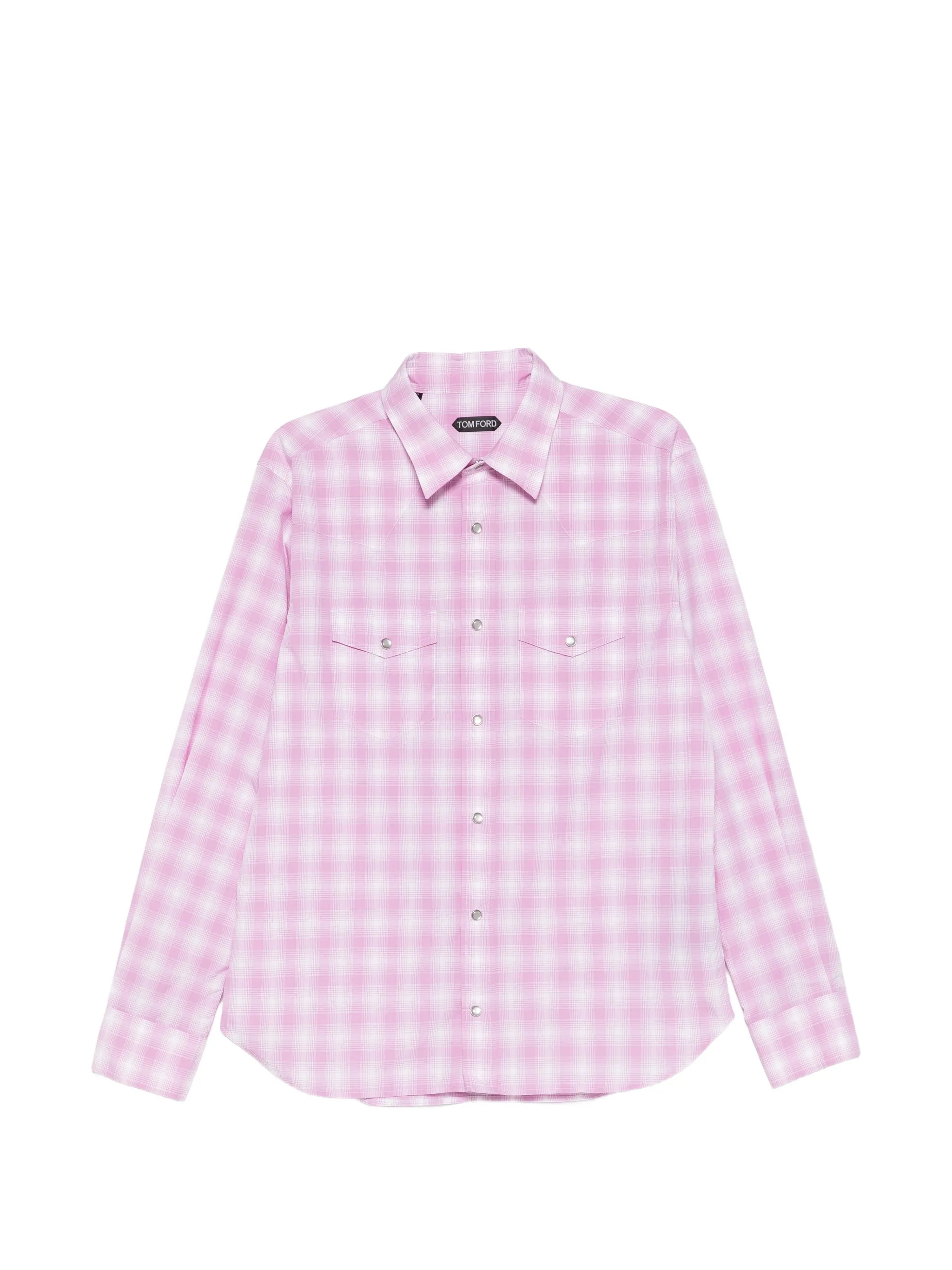 Tom Ford Tom Ford Check-pattern Chest-pocket Shirt