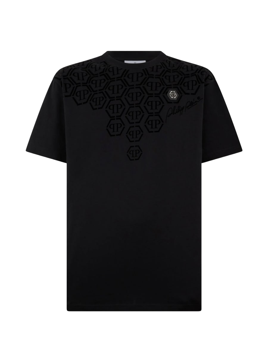 Philipp Plein Philipp Plein Logo-pattern T-shirt