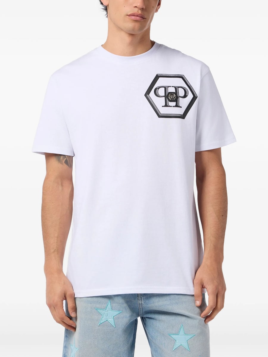 Philipp Plein Philipp Plein Round-neck T-shirt, view 4