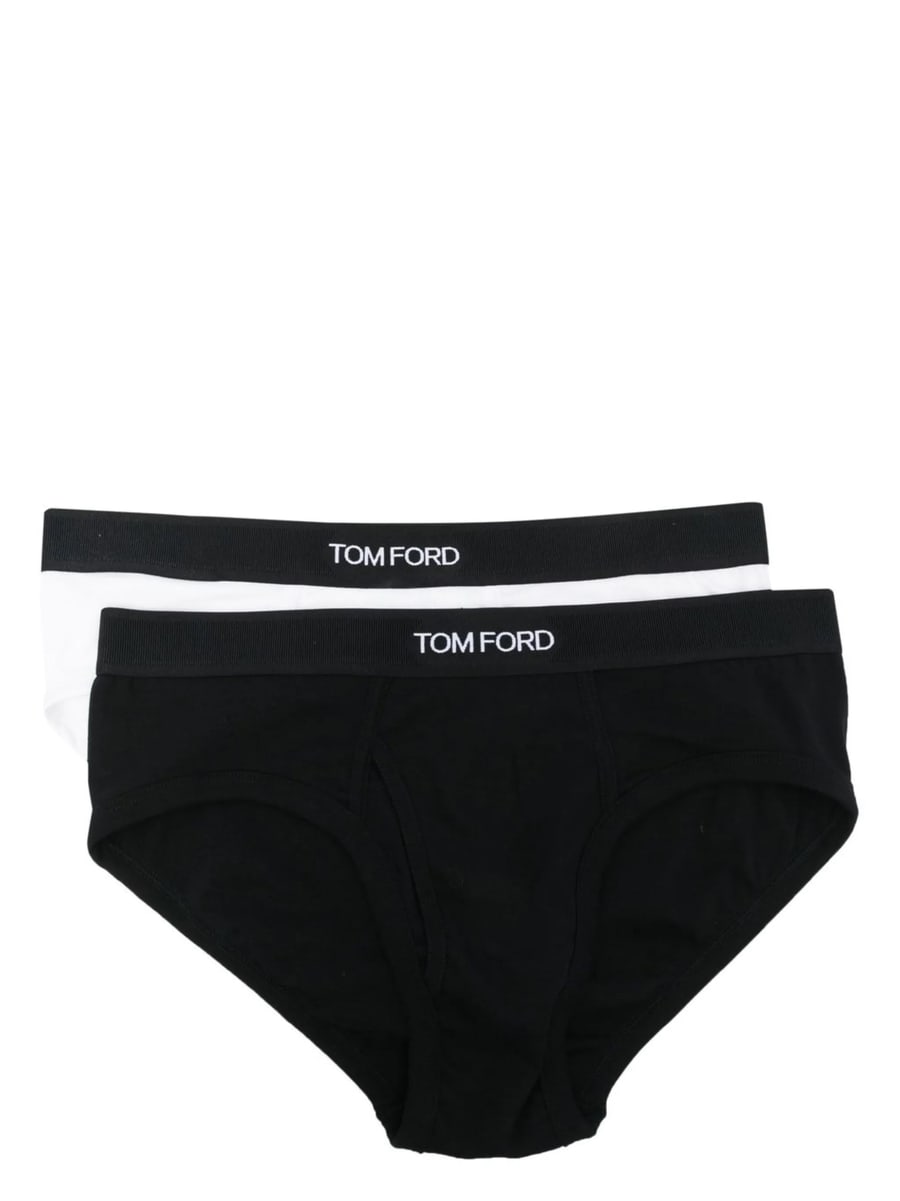 Tom Ford Underwear Tom Ford Underwear Logo-print Cotton Briefs