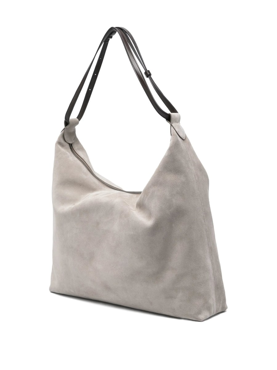 Brunello Cucinelli Brunello Cucinelli Suede Shoulder Bag, view 4