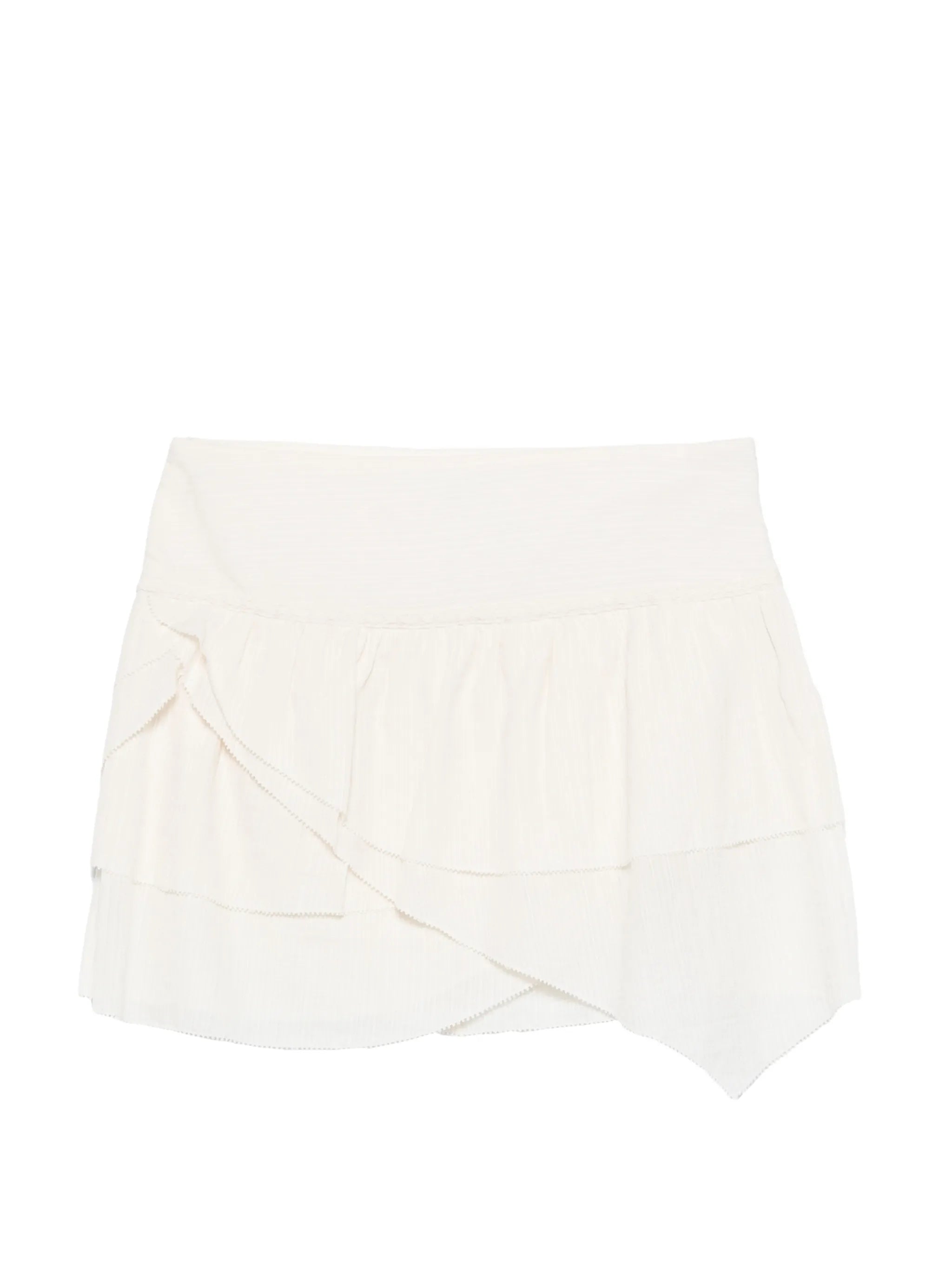 Marant Étoile Marant Étoile Ruffled-detail Asymmetric Skirt