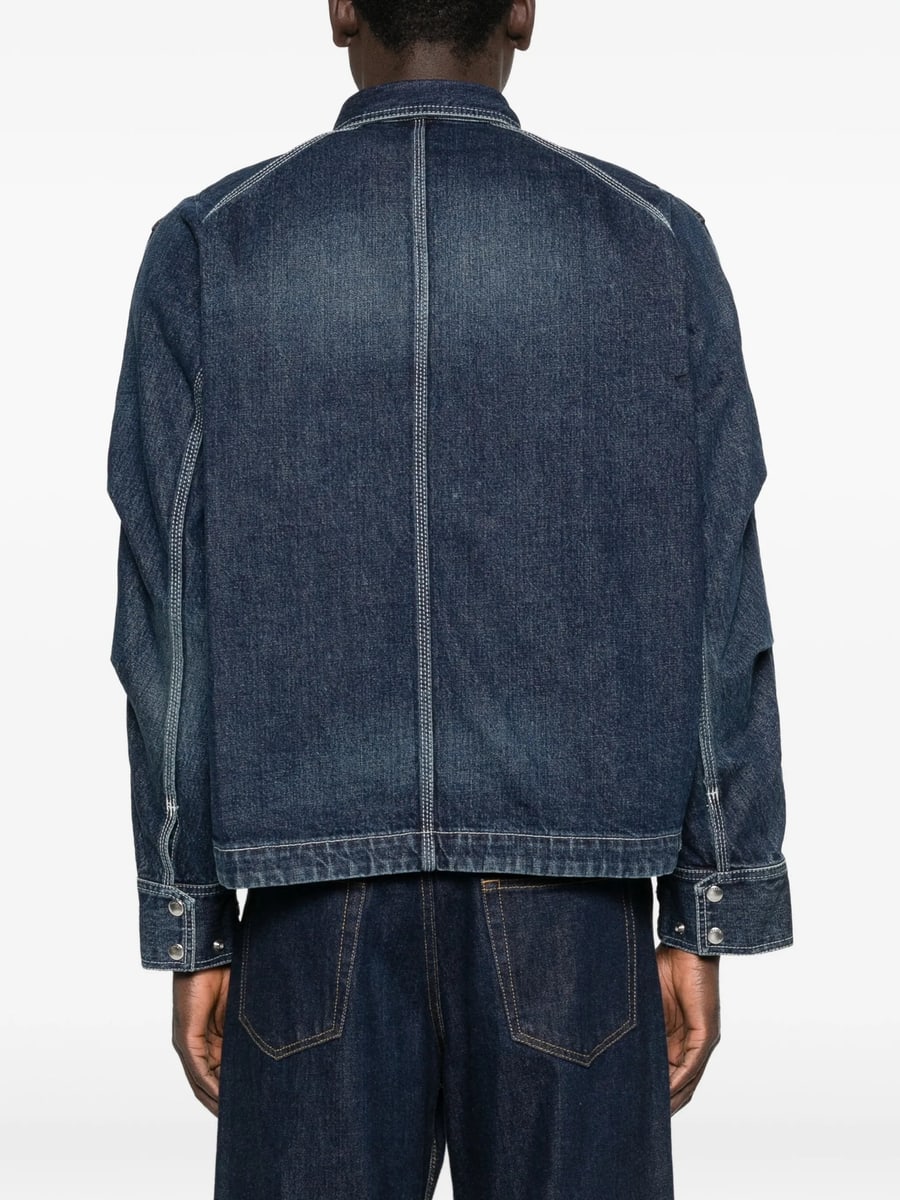 Sacai Sacai Flap-pocket Denim Jacket, view 4