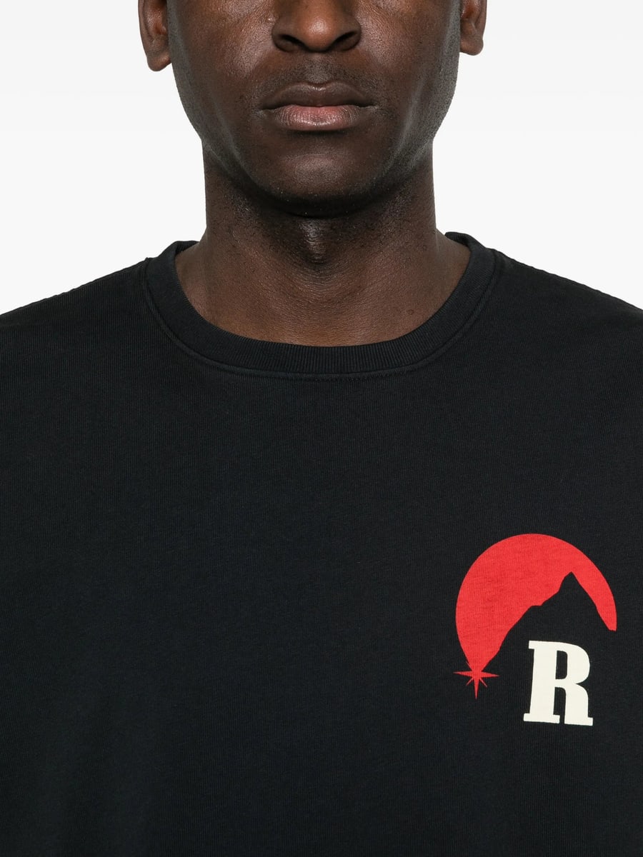 Rhude Rhude Logo-graphic T-shirt, view 4