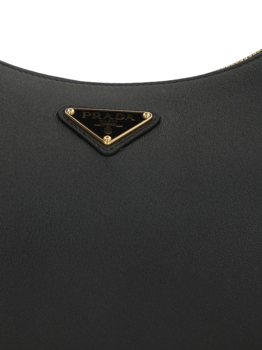 Prada Prada Arqué Leather Shoulder Bag, view 2