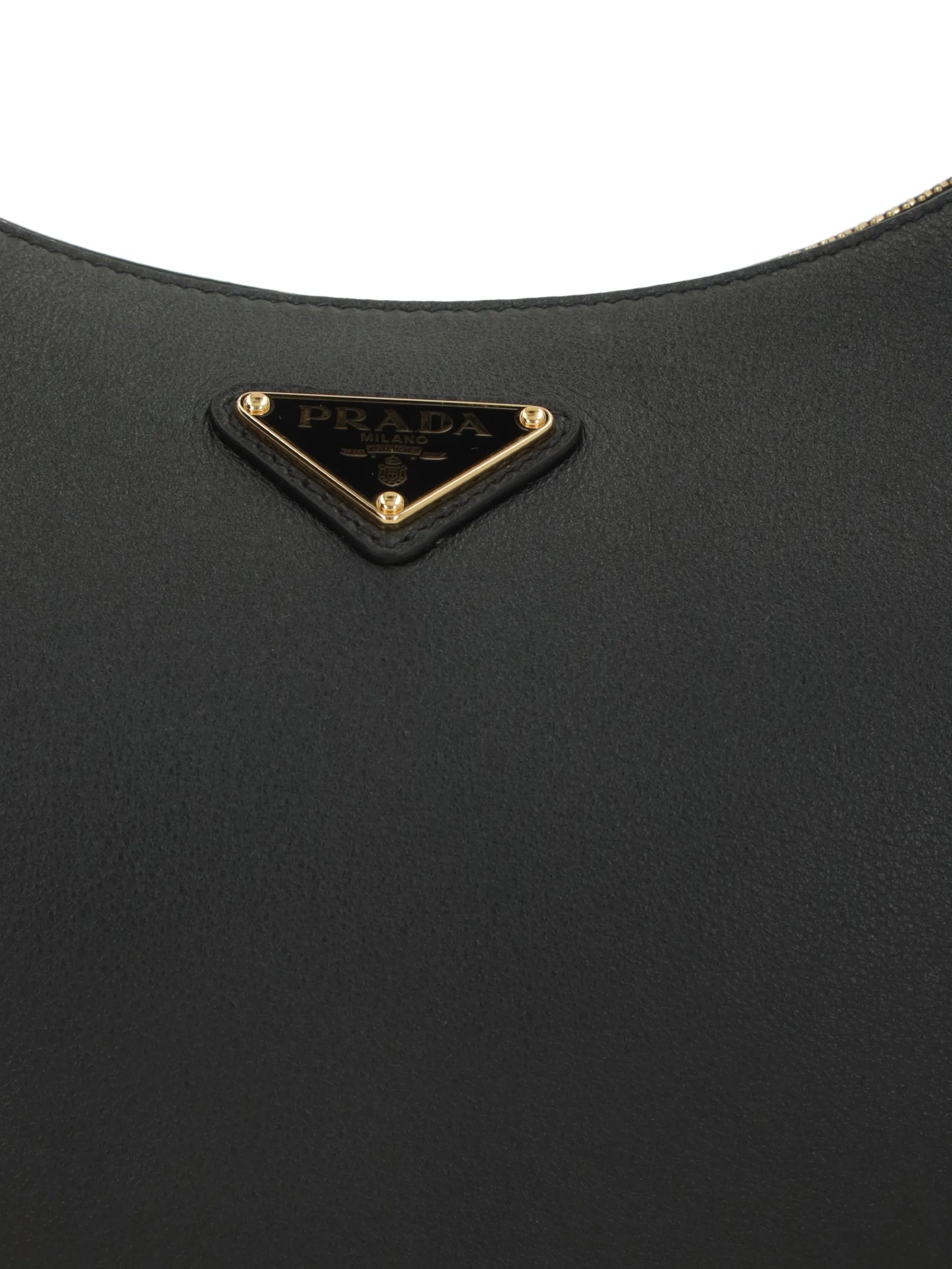 Prada Prada Arqué Leather Shoulder Bag, view 2