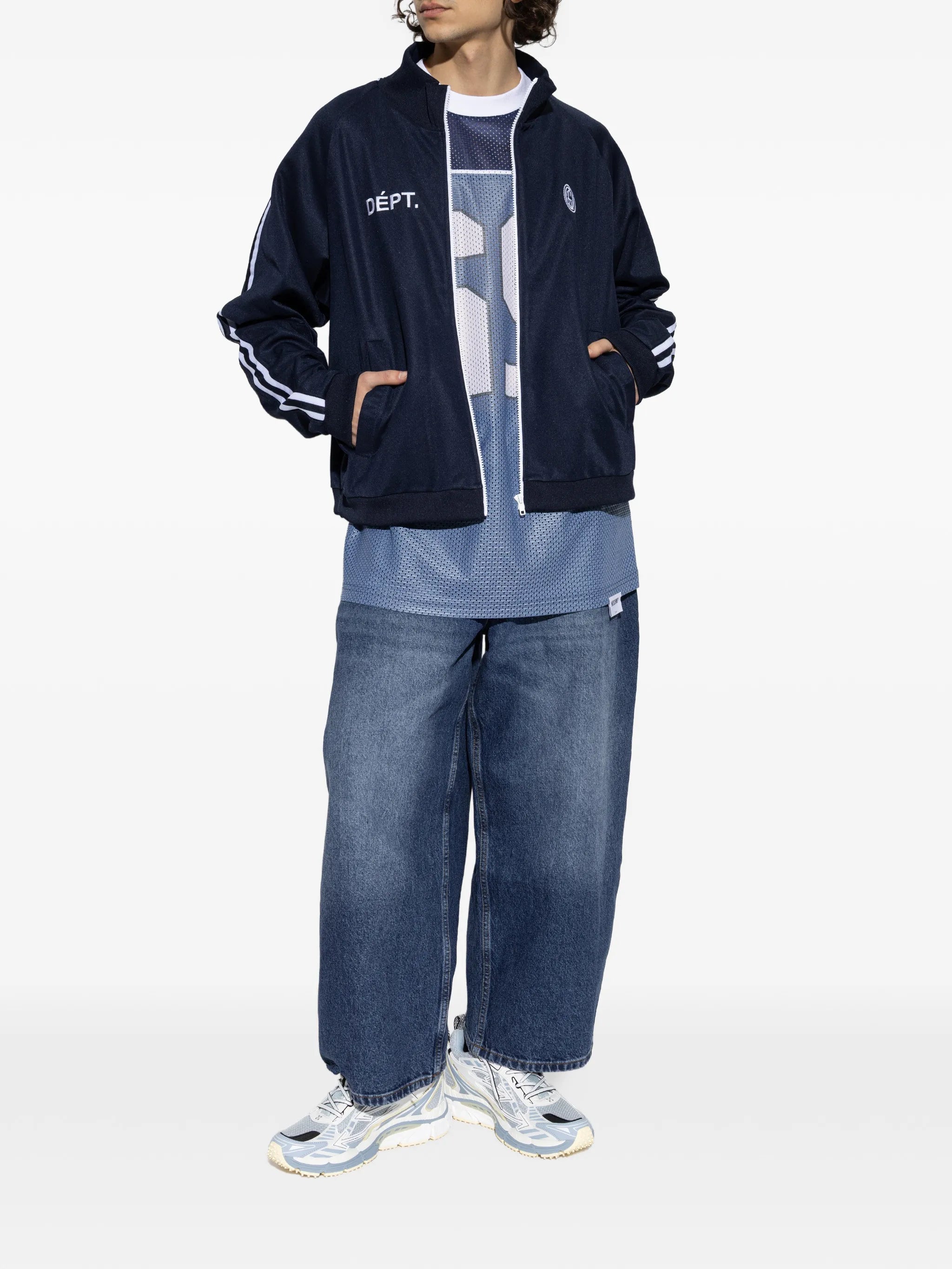 Gallery Dept. Gallery Dept. JK Logo-embroidered Side-stripe Jacket, view 2