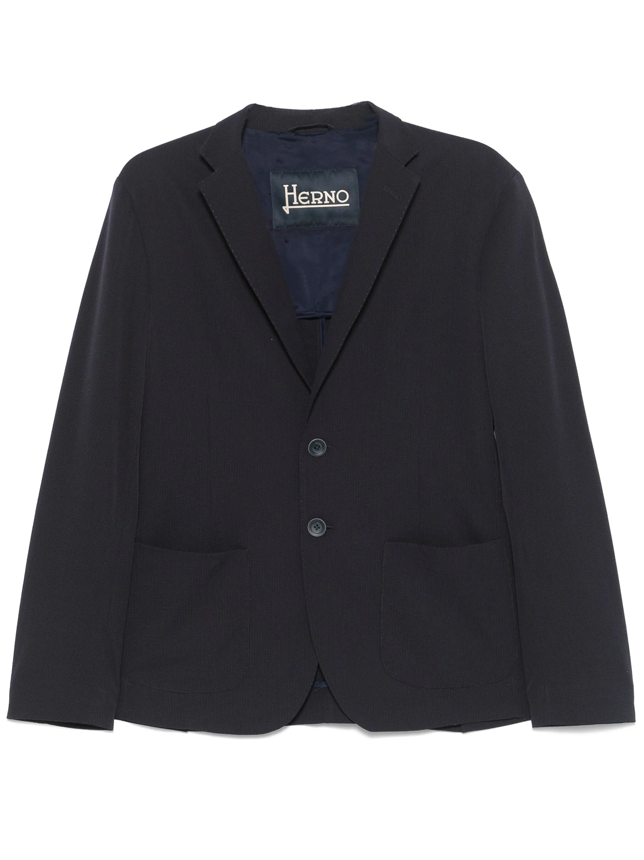 Herno Herno Textured Two-button Blazer