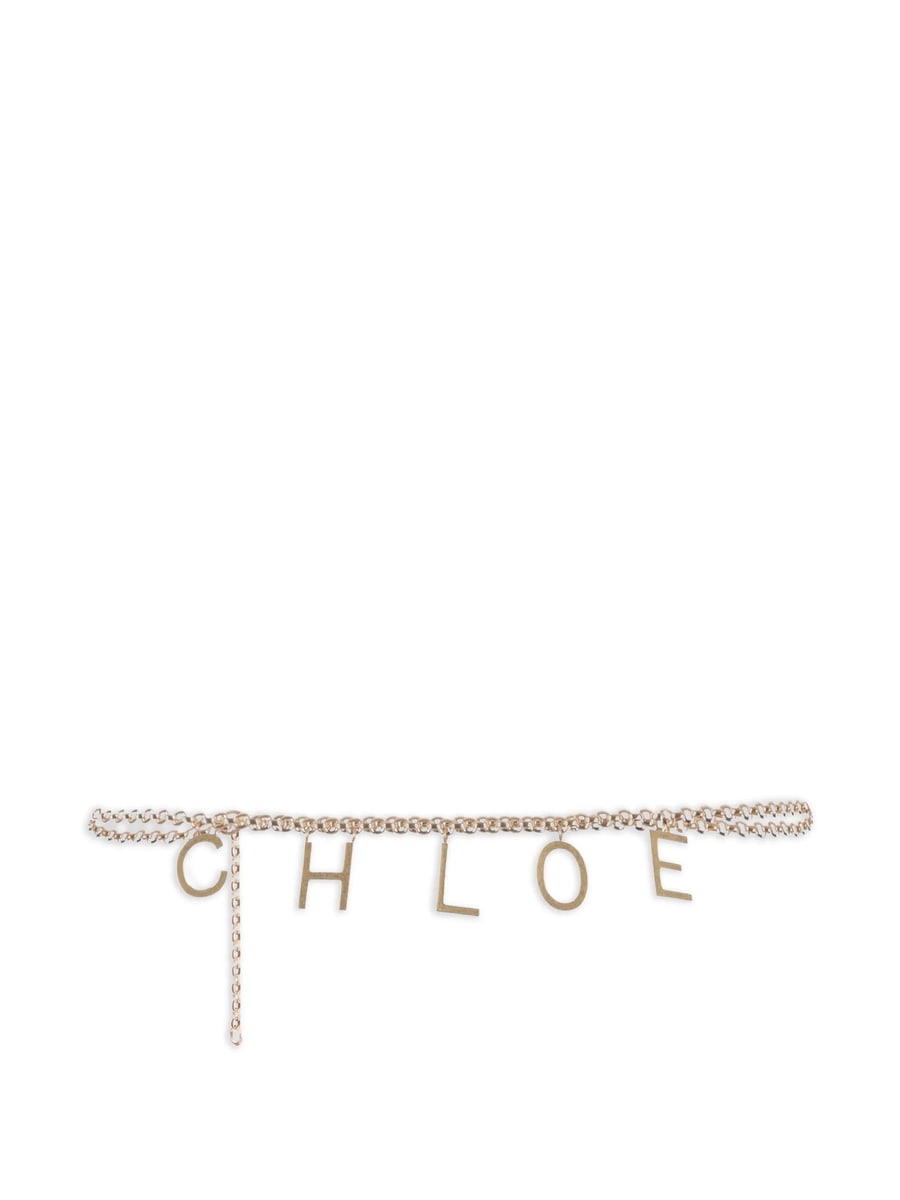 Chloé Chloé Lettered Chain Belt