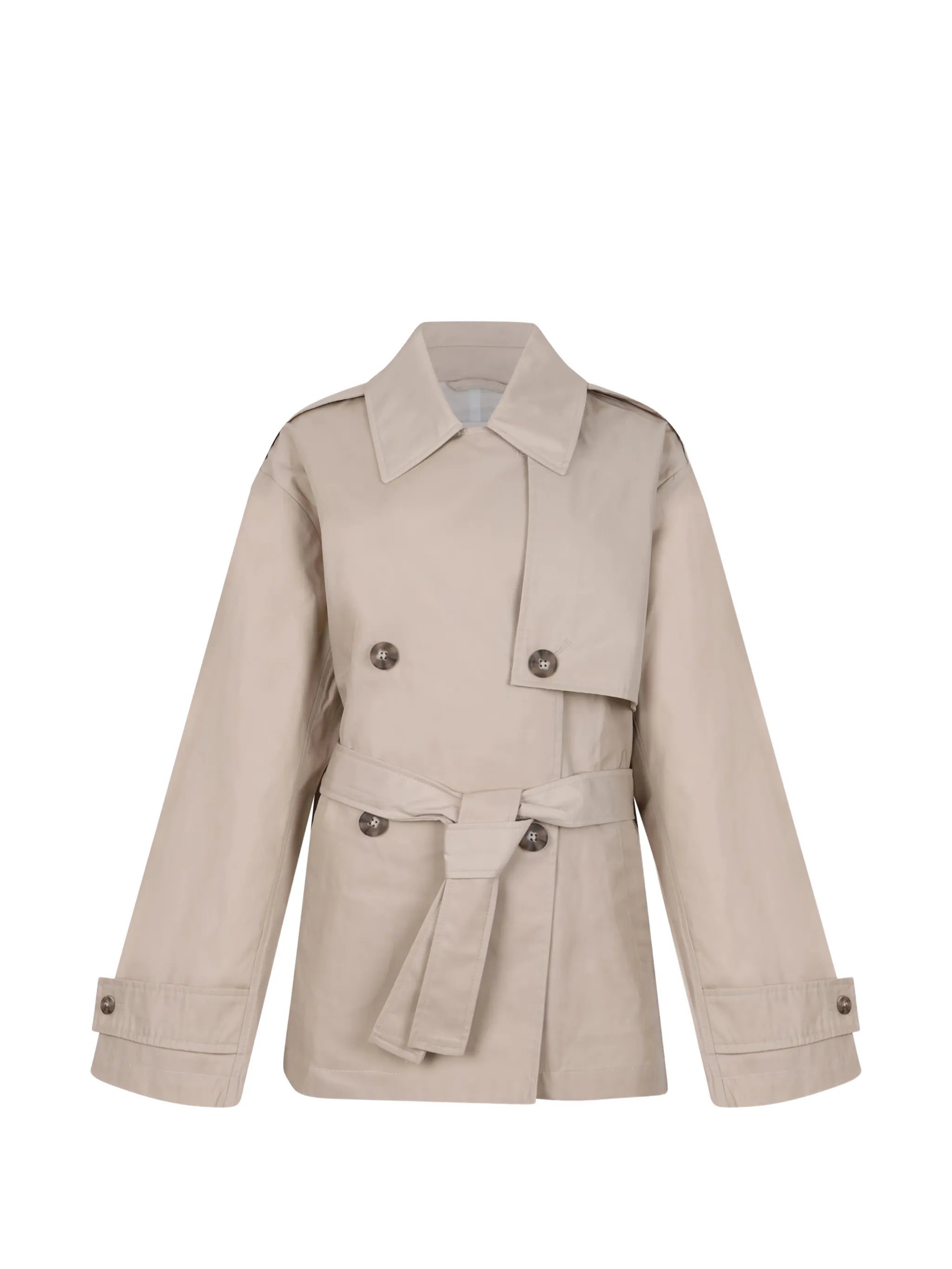 Calvin Klein Calvin Klein Buttoned Belted Jacket
