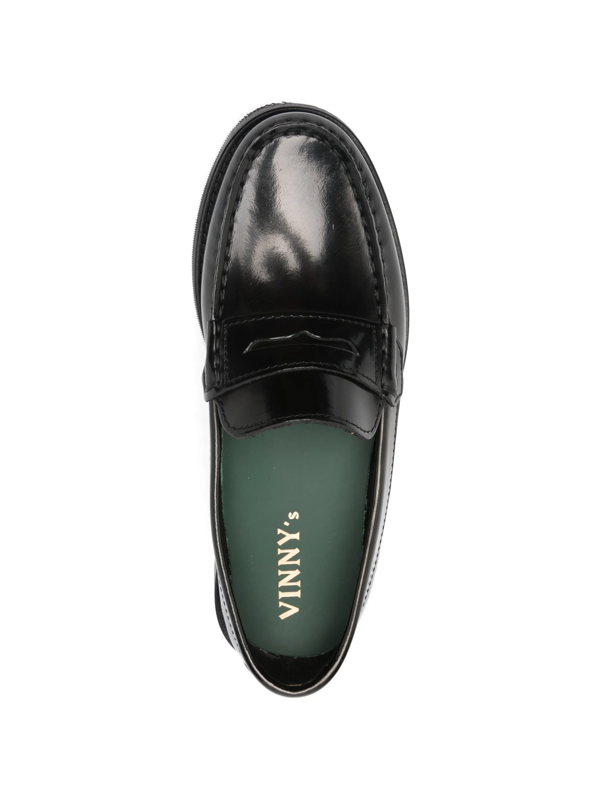 Vinny's Vinny's Frankie Leather Penny Loafers, view 2