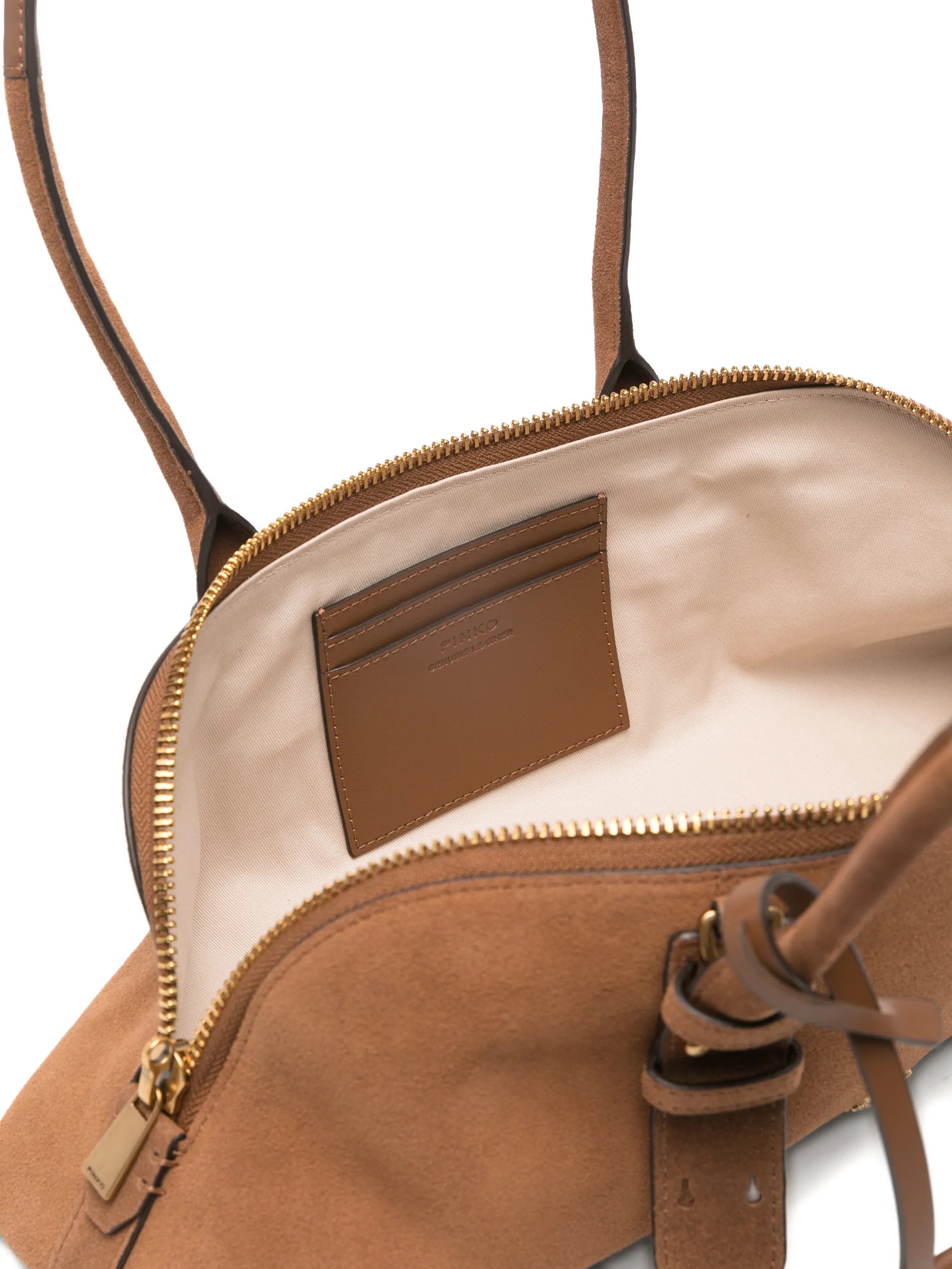 Pinko Pinko Padlock Suede Tote Bag, view 2