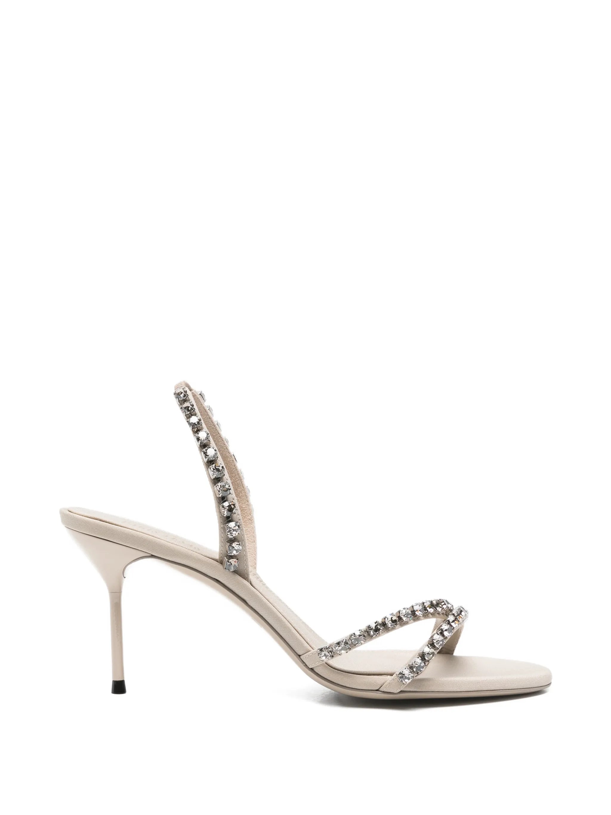 Paris Texas Paris Texas Lidia Crystal-embellished Stiletto Sandals