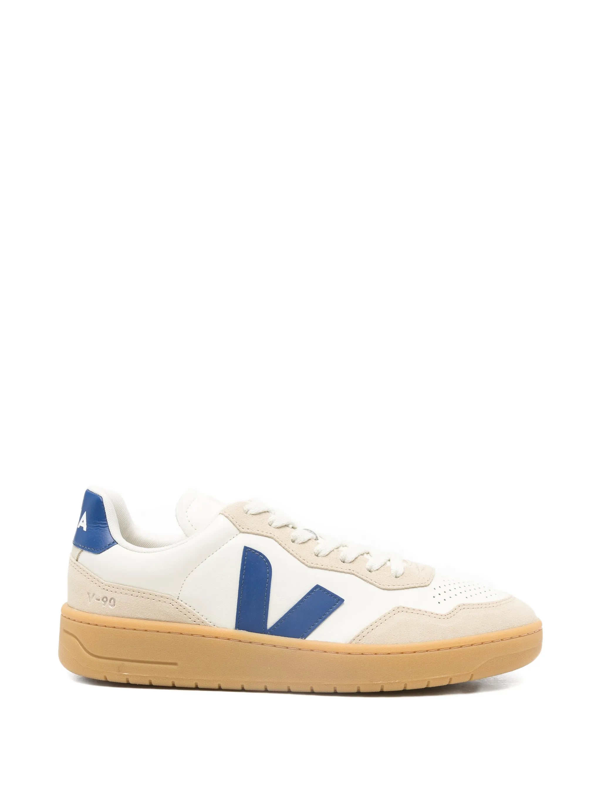 Veja Veja V90 O.T. Leather Panelled Sneakers