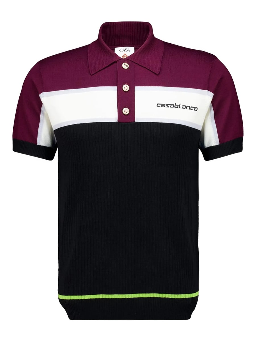 Casablanca Casablanca Merino Wool Polo Shirt