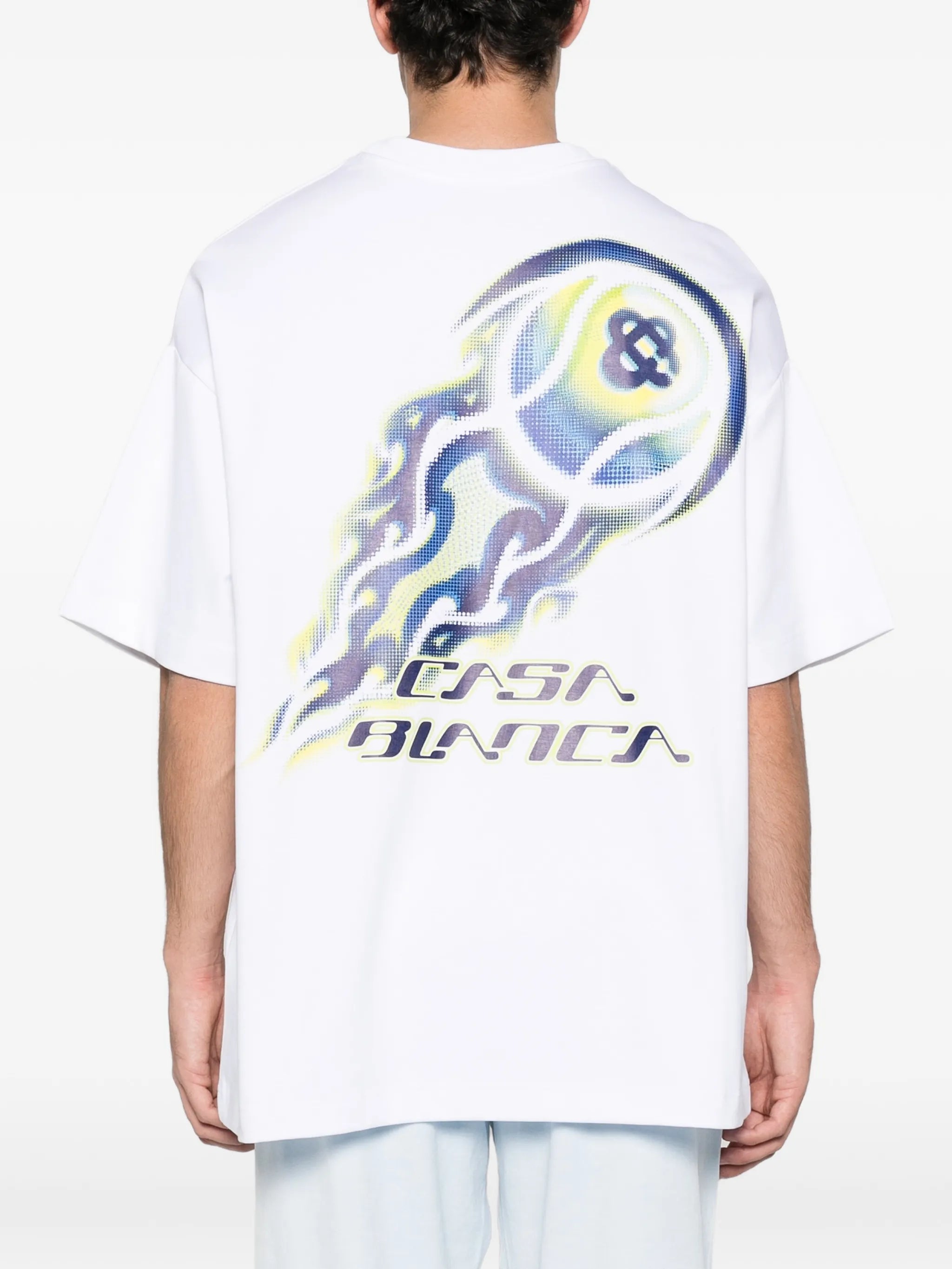 Casablanca Casablanca Flaming Tennis Ball Tee T-shirt, view 2