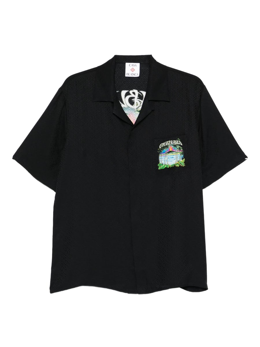 Casablanca Casablanca Volcano Short-sleeve Graphic Shirt