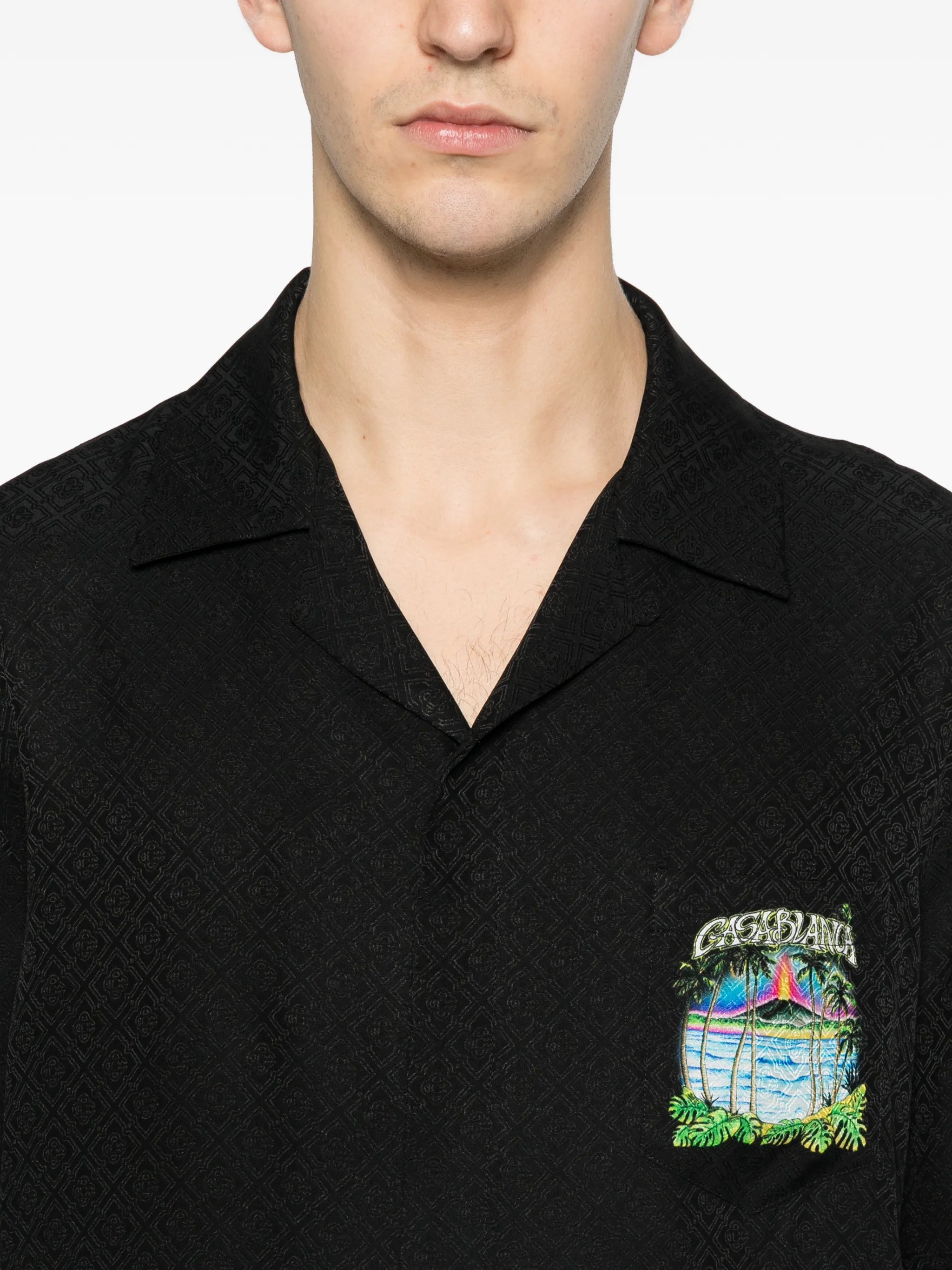 Casablanca Casablanca Volcano Short-sleeve Graphic Shirt, view 2