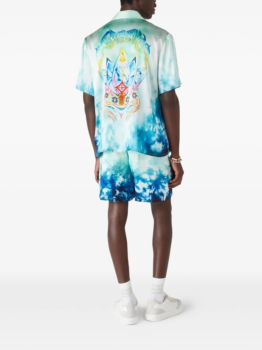 Casablanca Casablanca Tie-dye Drawstring Shorts, view 2