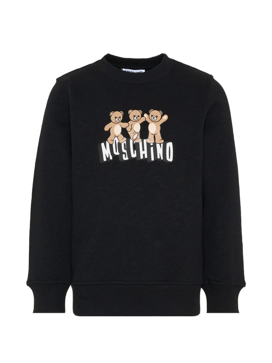Moschino Moschino Bear Logo Crew-neck Sweater