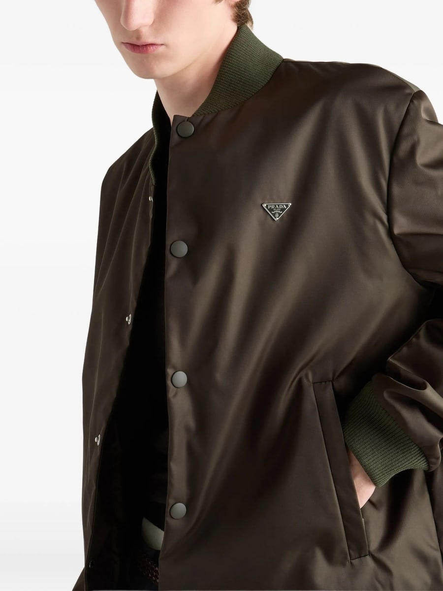 Prada Prada Re-Nylon Bomber Jacket, view 2