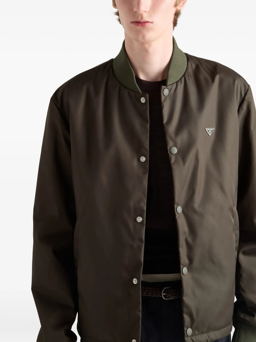 Prada Prada Re-Nylon Bomber Jacket, view 3