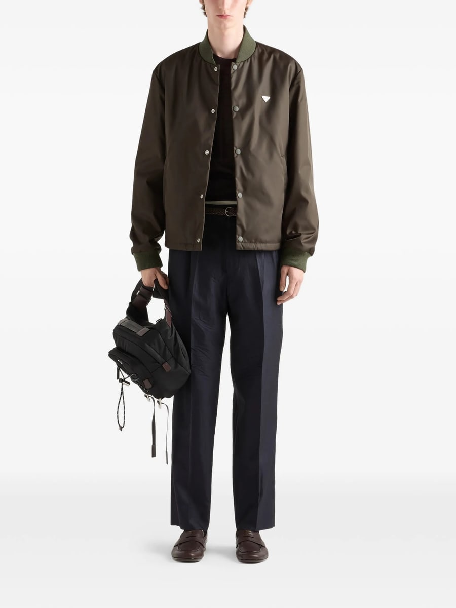Prada Prada Re-Nylon Bomber Jacket, view 4