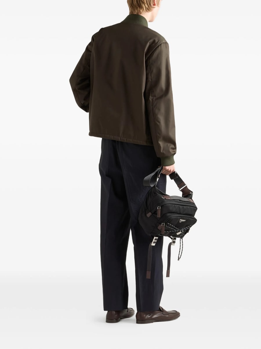 Prada Prada Re-Nylon Bomber Jacket, view 5