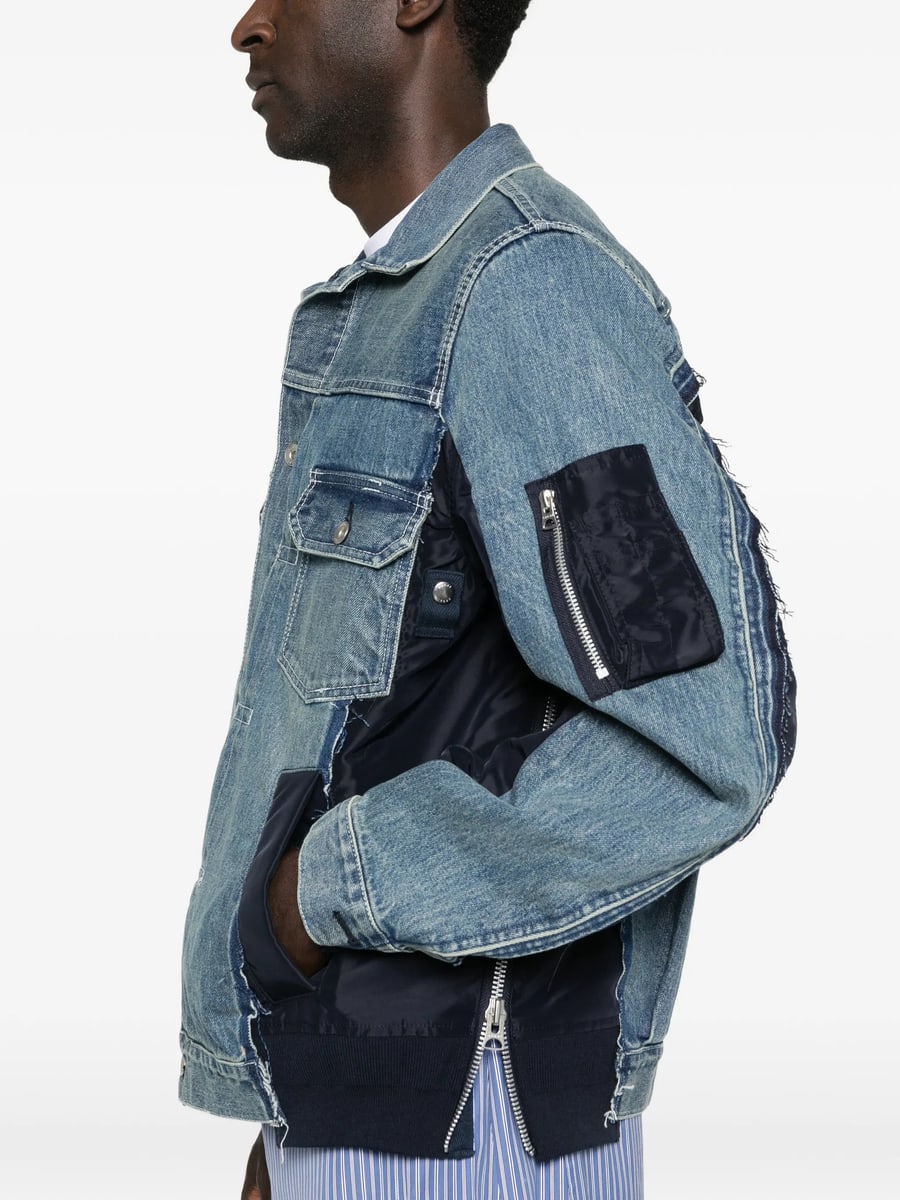 Sacai Sacai Panelled Pocket Jacket, view 2