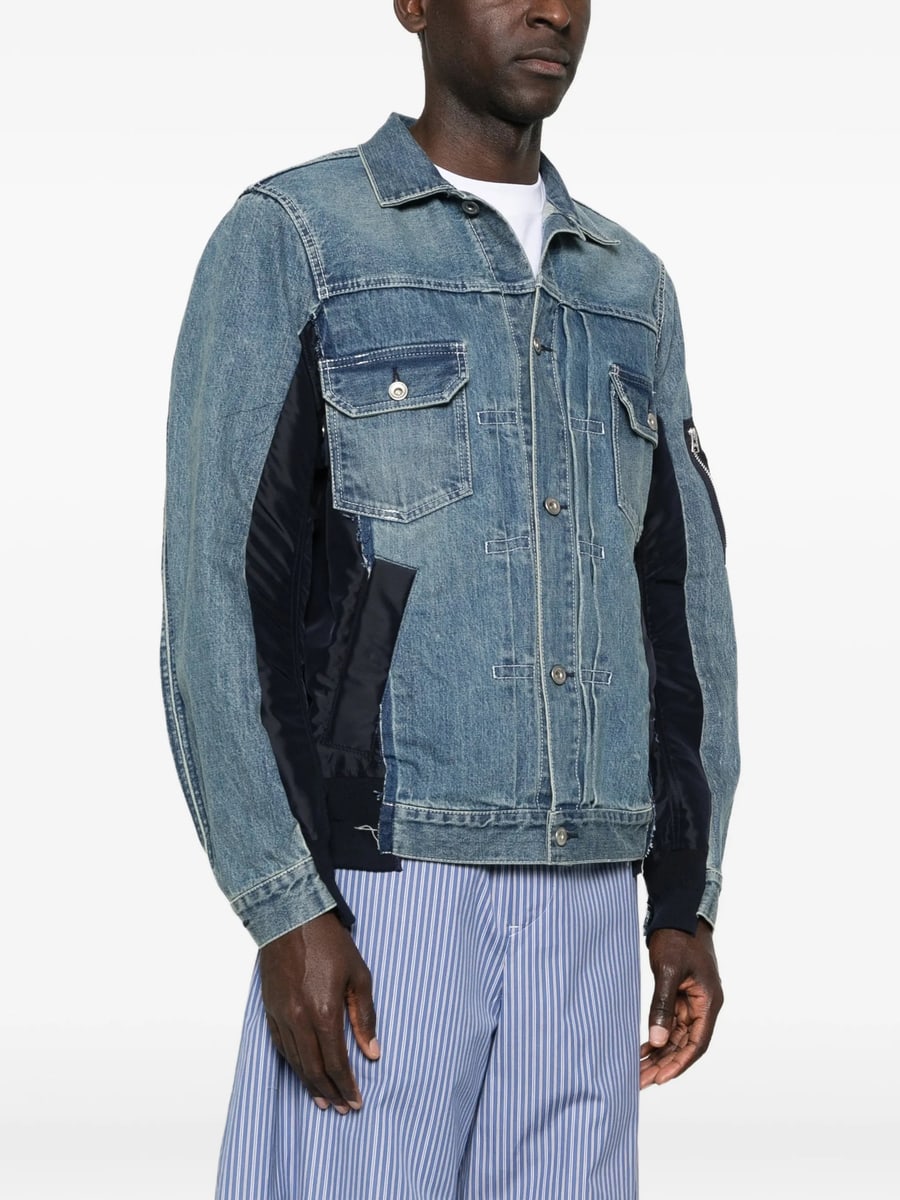 Sacai Sacai Panelled Pocket Jacket, view 3