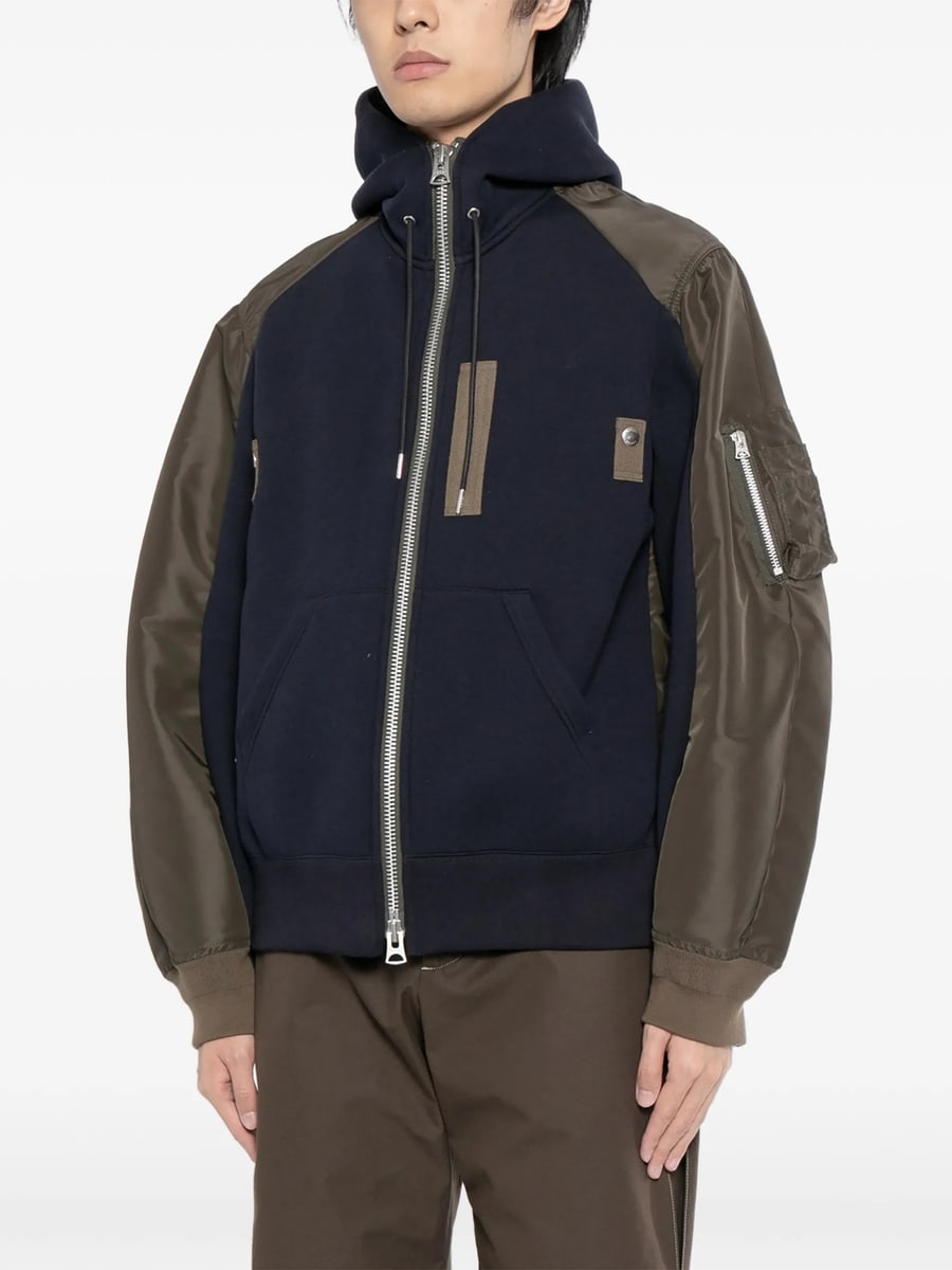 Sacai Sacai Sponge Hooded Jacket, view 5