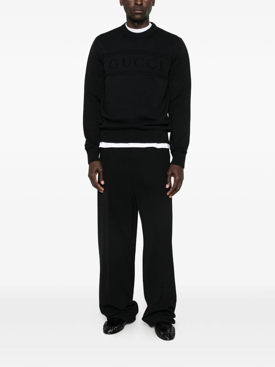 Gucci Gucci Intarsia-knit Sweater, view 4