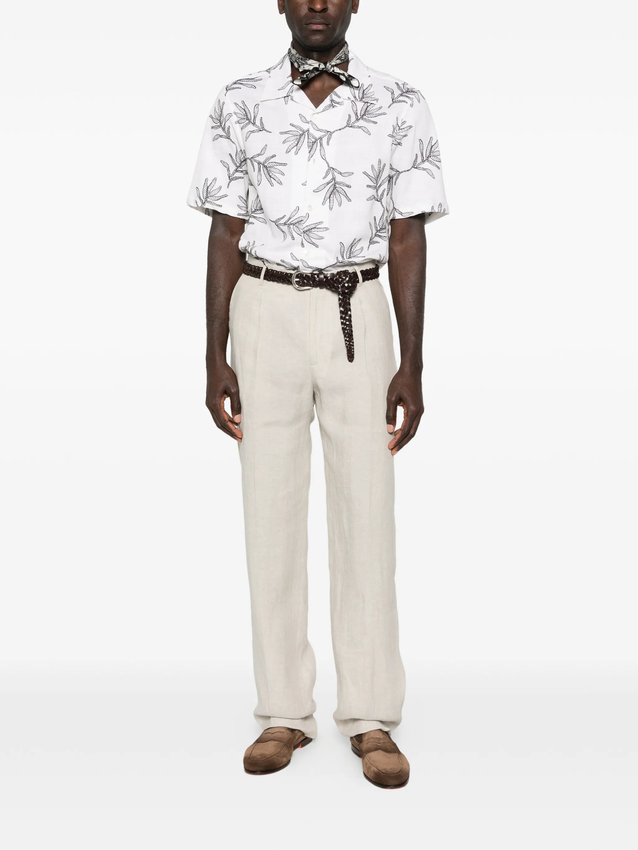 Etro Etro Belt-loop Pleated Trousers, view 2