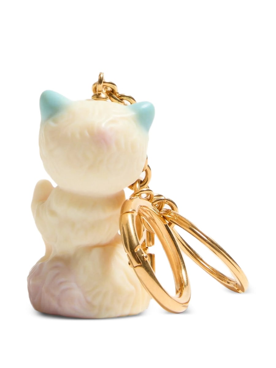Valentino Garavani Valentino Garavani Le Chat De La Maison Nylon Bag Charm With Key Ring, view 2